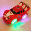 Toys with Led Light Gimbal Wheel Music Car